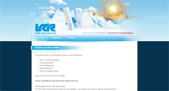 Desktop Screenshot of kr-kaelte.com