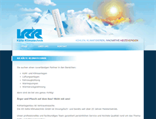 Tablet Screenshot of kr-kaelte.com